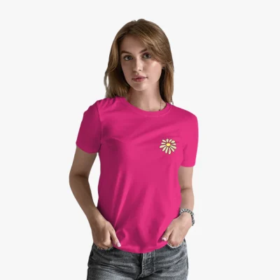 Daisy_Flower_T_Shirt_-_Organic_Womens_Graphic_T-Shirt-2